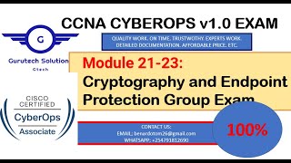 CyberOps Modules 21-23:  Cryptography and Endpoint Protection Group Exam| CCNA CyberOps Exam Answers