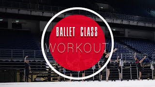 Ballet class workout for rhythmic gymnastics. Follow COP 2022-2024