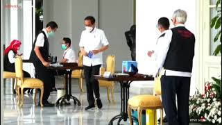 Moment Presiden Jokowi Divaksinasi Covid-19