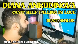 Prof. de canto reage a - Diana Ankudinova Can't help falling in love