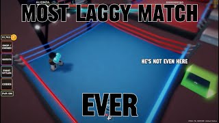 Most lag filled match you’ll see in Untitled Boxing Game.