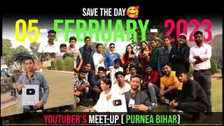 Biggest meet up all youtuber purnea bihar.   Dhruv udyan park purnea