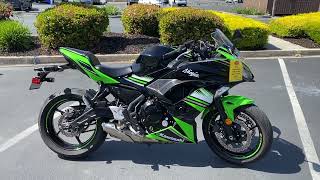 Contra Costa Powersports-Used 2017 Kawasaki Ninja 650 w/ABS brakes sport twin motorcycle