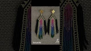 Earrings handmade fringes #shorts