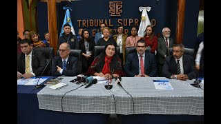 Conferencia de prensa de magistrados del #TSEGuatemala | viernes 15 de diciembre, 2023