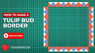 How to make a Tulip bud border