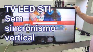 TV LED STI sem sincronismo vertical