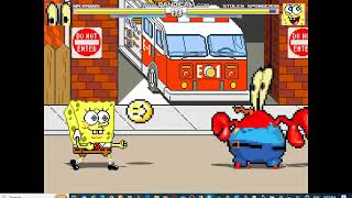 MUGEN: Mr. Krabs (Me) vs Stolen SpongeBob