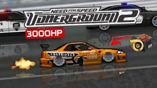 Need for speed underground 2 GTR R34 in pixel car racer | 6.2 seconds | pixel car racer