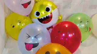 FUN_POPPING_LOTS_OF_BALLOONS🎈🎈🎈 P-103!#103#satisfying#asmr#balloonboom#balloon#colour#fun