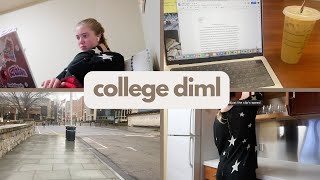 productive college day in my life: senior year, prep for finals, vlog | university of scranton