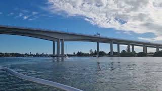 Boating Past The Gateway Bridge