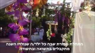 חגיגית שבועות בישוב אזור במסורת חדשה 2.6.2014