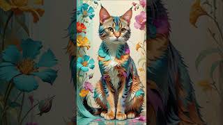 Wonderful abstract cats 10