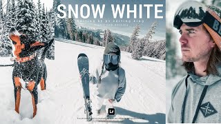 Snow Fade Effect Lightroom Mobile || Nature Snow Light Tone Photo Editing Lightroom 2024