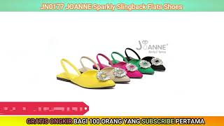 sepatu wanita shopee,sepatu wanita terbaru 2022,JOANNE Sparkly Slingback