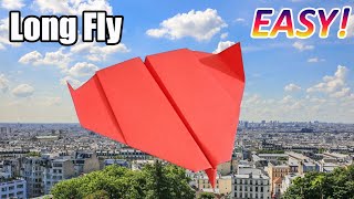 How To Make Paper Airplanes For Long Fly and Very EASY