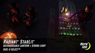 Radiant® StarLit™ Rechargeable Lantern + String Light - Disc-O Select™