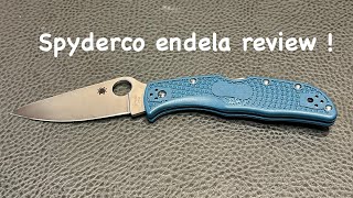 Spyderco endela review !