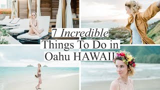 7 INCREDIBLE Things To Do in Oahu, HAWAII 🌺 Travel Video