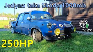 Jedyna taka Skoda 1000mb - 250Hp , Turbo, 900kg , RHD , Silnik umieszczony centralnie !