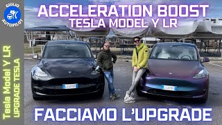 Acceleration Boost per Massimiliano su TESLA Model Y Long Range - TEST e IMPRESSIONI