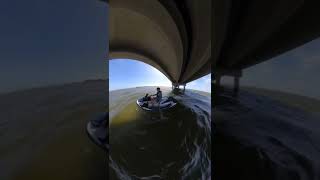 Jughandle Bridge SeaDoo adventure! #shorts