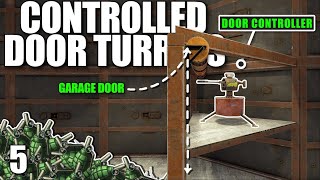 HOW I DEFENDED MY BASE WITH DOOR CONTROLLED TURRET PODS | Solo Rust