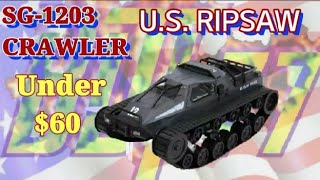 SG-1203 R/C Crawler Tank | U.S. ARMY RIPSAW (Replica) Unboxing and Test Drive