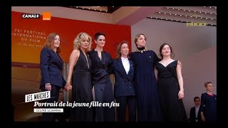 Portrait de la jeune fille en feu - Cannes Red Carpet 2019 | Céline Sciamma & Adèle Haenel