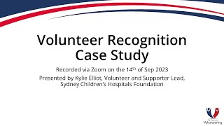 National Standards - Volunteer Recognition Case Study