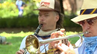 BABY SODA JAZZ BAND in Washington Sq. Park (part 2 / July 2020)