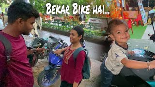 Es Ladki ko New Bike Pasand Nahi aayi. Cute Baby Reaction.