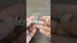 আজকে Safety pin দিয়ে Earrings তৈরি করলাম😱 #shorts #youtubeshorts #diyearrings #trending