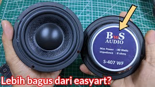 TEST REVIEW SPEAKER BWS AUDIO 4INCH 80WAT 8OHM LEBIH BAGUS DARI SPEAKER EASYART?