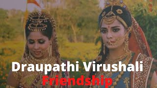 Draupathi Virushali Friendship | Draupadi saving Vrushali #mahabharatshort