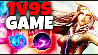 Rank 1 Syndra 1v9s Game Over 50k Damage (Syndra vs Tristana) - Trisend3