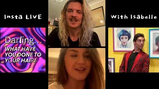 SAM KOZ | Insta LIVE for E4 TV show ‘Darling, what have you done to your hair?’ with Tom Read Wilson