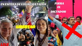 EN ESPERA DE LOS RESULTADOS DE LA VOTACIONES POR UNA VENEZUELA MEJOR, FUERA EL DICTADOR MADURO