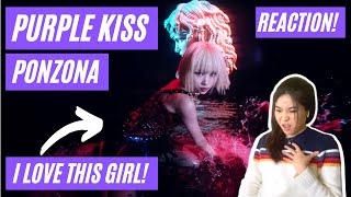 퍼플키스(PURPLE KISS) 'Ponzona' MV REACTION!! FIRST TIME! 🔮💜