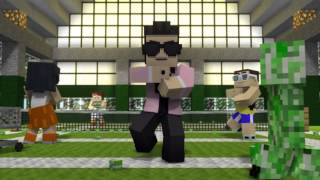 Minecraft Style- a paraody of Gangnam Style (Music Video)