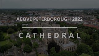 Aerial of Peterborough City Cathedral, North, South, East and West