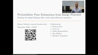 Probabilistic pose estimation from image features