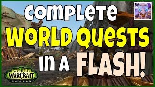 Best WoW Legion Addon to Complete World Quests FAST!!!