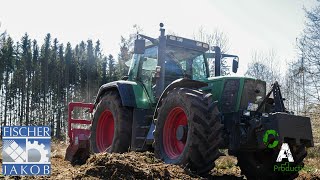 J-Fischer Lohnunternehmen || Forstfräsen mit FENDT 926 Vario & AHWI UZM 580 Forstfräse