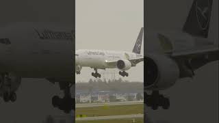 🛬 Lufthansa Cargo Flying 100% CO2 neutral Livery Boeing 777-F D-ALFG landing at Frankfurt Airport