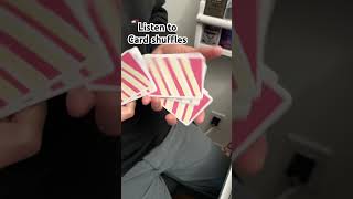 Listen to the cards #viral_video #cardshuffle #satisfying #asmrvideos