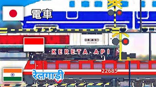 3 Perlintasan Kereta Api di 3 Negara dengan Keunikannya