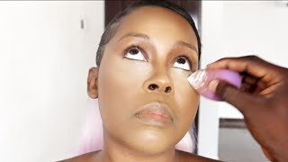 A GHANAIAN MAKEUP ARTIST DOES MY MAKEUP!