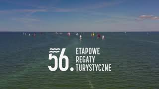 56 Etapowe Regaty Turystyczne. Wszystkie mariny na trasie z lotu ptaka.